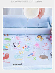 kids cartoon car seat travel tray, view 12 - MRSLM