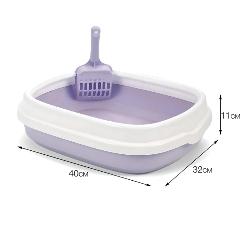 semi-closed cat litter box, view 11 - MRSLM