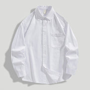 Men's heavy cotton long-sleeved shirt, view 6 - MRSLM