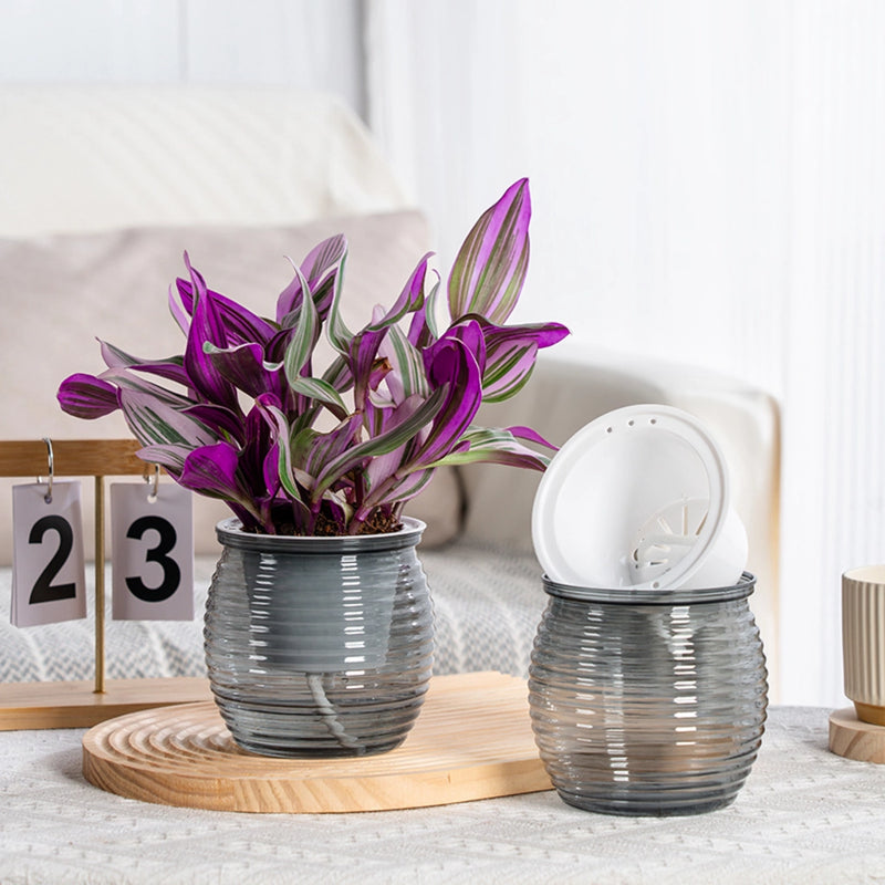 self-watering succulent flower vase, view 8 - MRSLM
