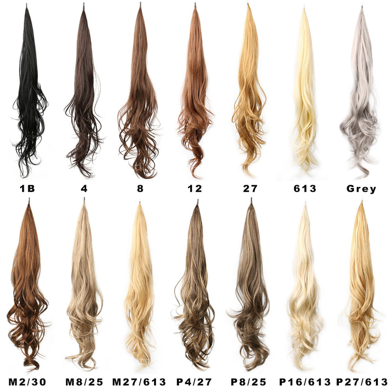 high ponytail long curly wig, view 4 - MRSLM