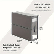 foldable bed sheet organizer, view 10 - MRSLM