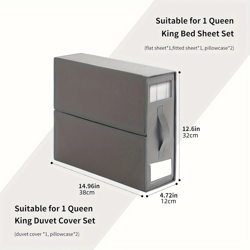 foldable bed sheet organizer, view 10 - MRSLM