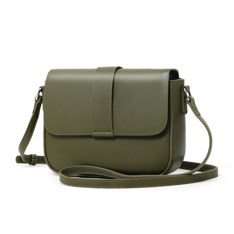soft leather crossbody bag, view 3 - MRSLM