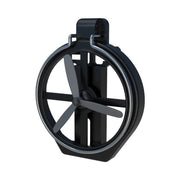 folding car beverage holder with fan, view 2 - MRSLM