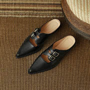leather slingback mules, view 19 - MRSLM