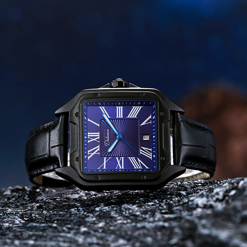 men's automatic calendar watch, view 8 - MRSLM