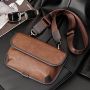 men's plaid shoulder bag, view 4 - MRSLM