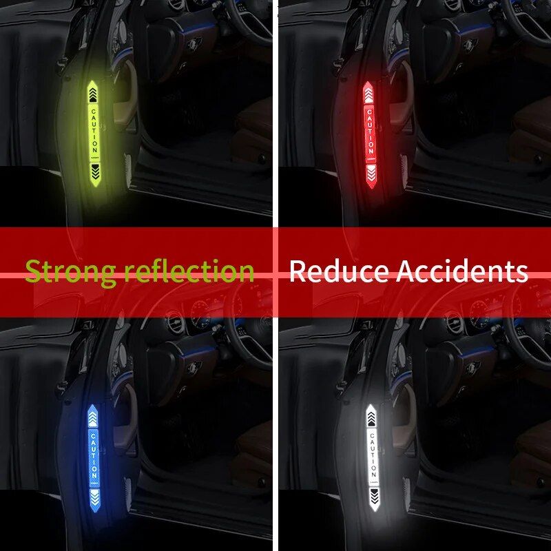 vehicle door reflective stickers, view 10 - MRSLM