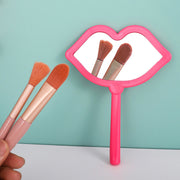 Lip shaped handheld makeup mirror, view 11 - MRSLM