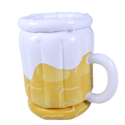 inflatable beer mug cooler pool float, view 9 - MRSLM