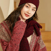 women's knit winter scarf, view 8 - MRSLM