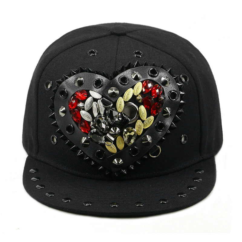 rivet flat brim cap, view 26 - MRSLM