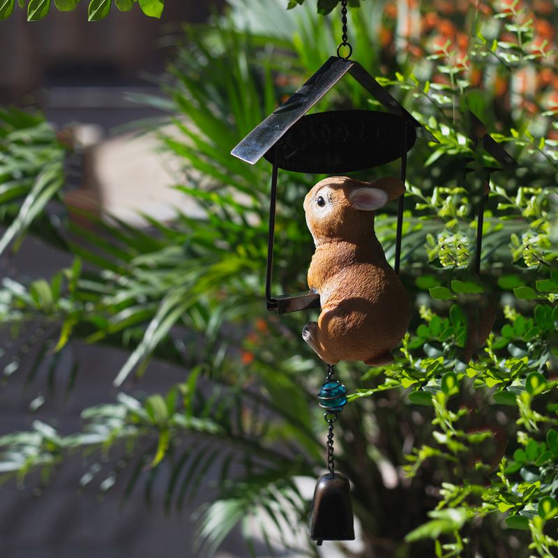 charming rabbit garden pendant, view 8 - MRSLM