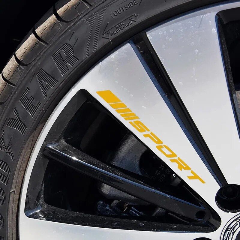 sport racing wheel rim vinyl stripes, view 10 - MRSLM
