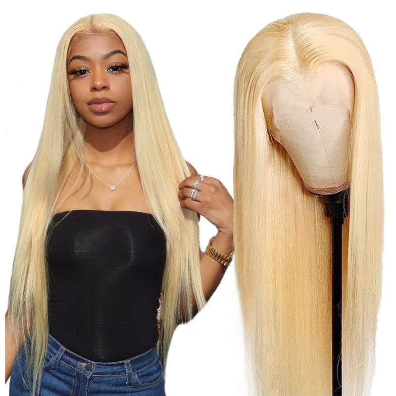 Front lace long straight wig, view 9 - MRSLM