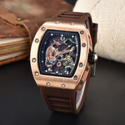 Men's dragon tiger quartz watch, view 3 - MRSLM