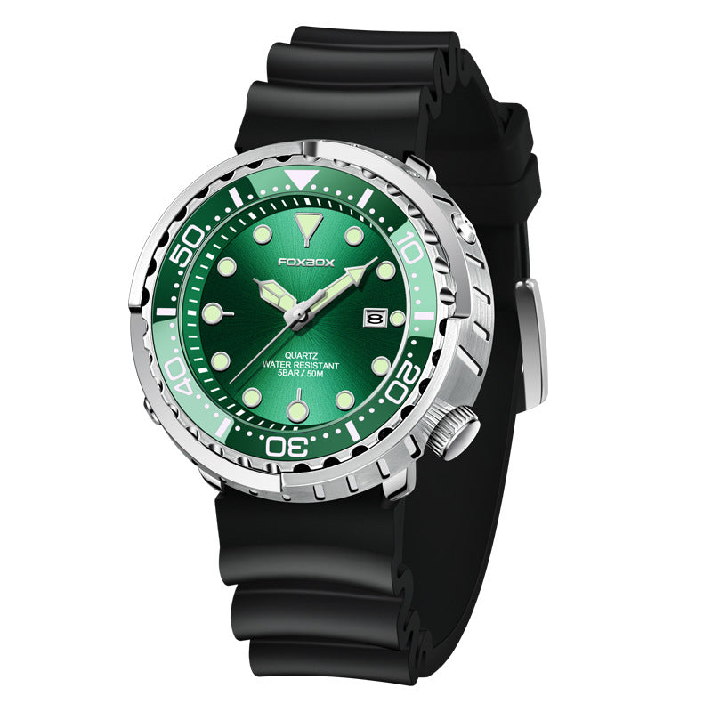 men's quartz calendar watch, view 4 - MRSLM