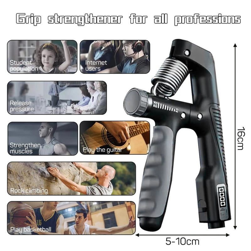 adjustable smart counting hand grip, view 9 - MRSLM