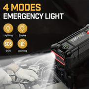3000A peak 15800mAh car jump starter, view 4 - MRSLM
