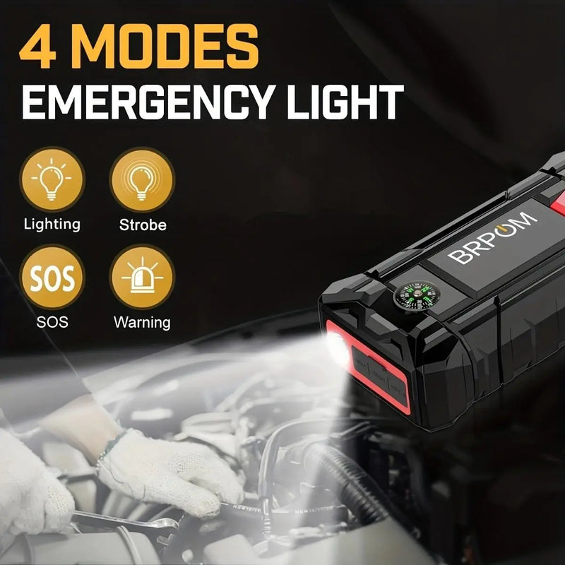 3000A peak 15800mAh car jump starter, view 4 - MRSLM