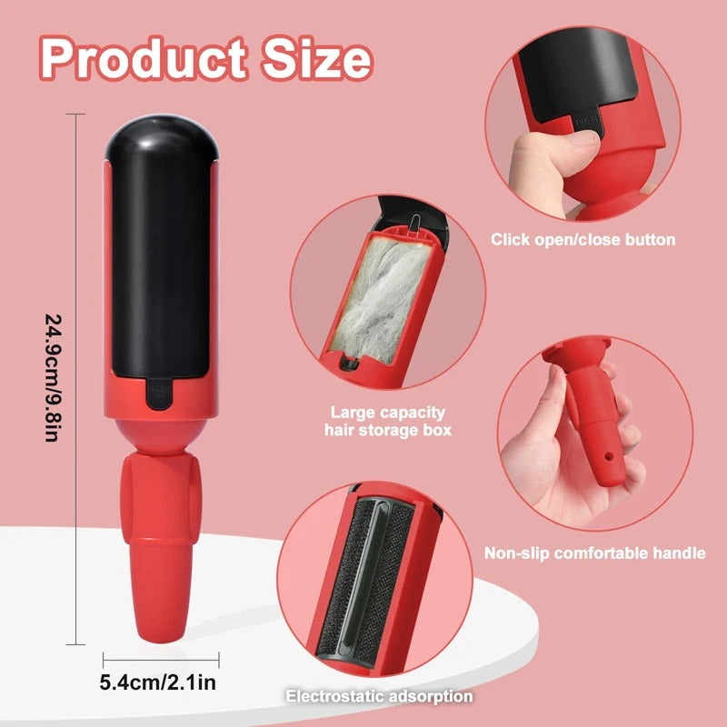 pet hair remover with self-cleaning base, view 7 - MRSLM