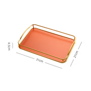 rectangular iron tea tray, view 8 - MRSLM