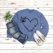 grandma printed loose long sleeve sweatshirt, view 6 - MRSLM