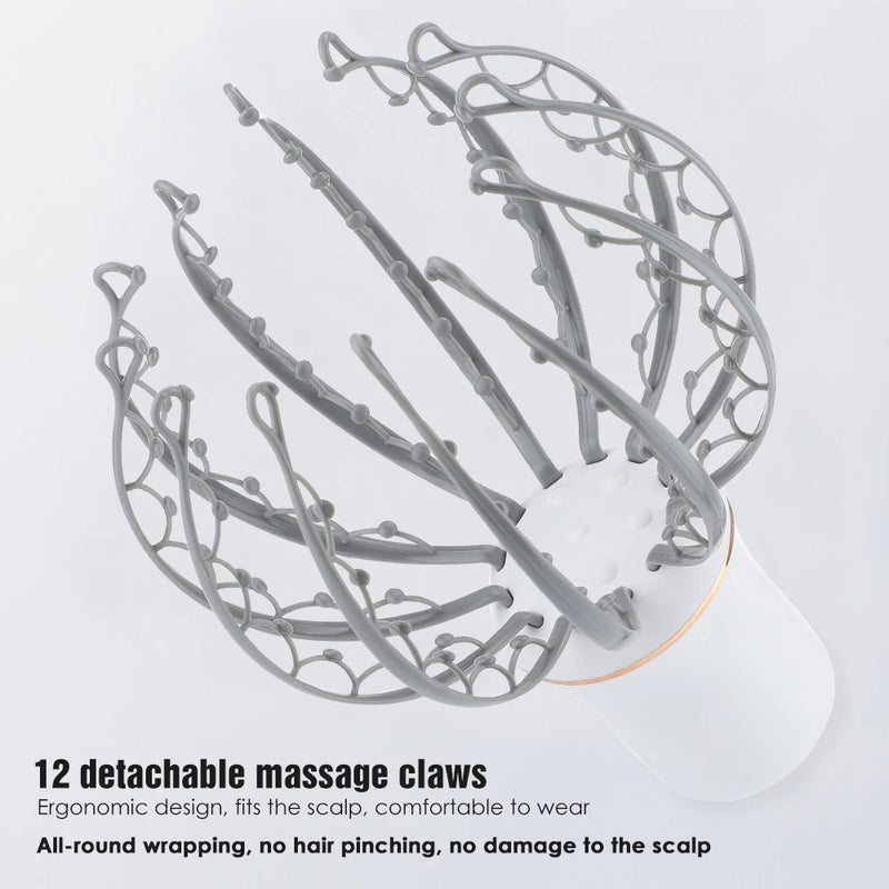 electric octopus head massager, view 4 - MRSLM