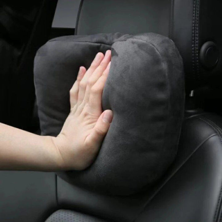 Universal Adjustable Car Neck Pillow Support with Soft Plush Finish