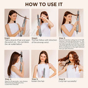 8-in-1 high-speed hair dryer brush, view 7 - MRSLM