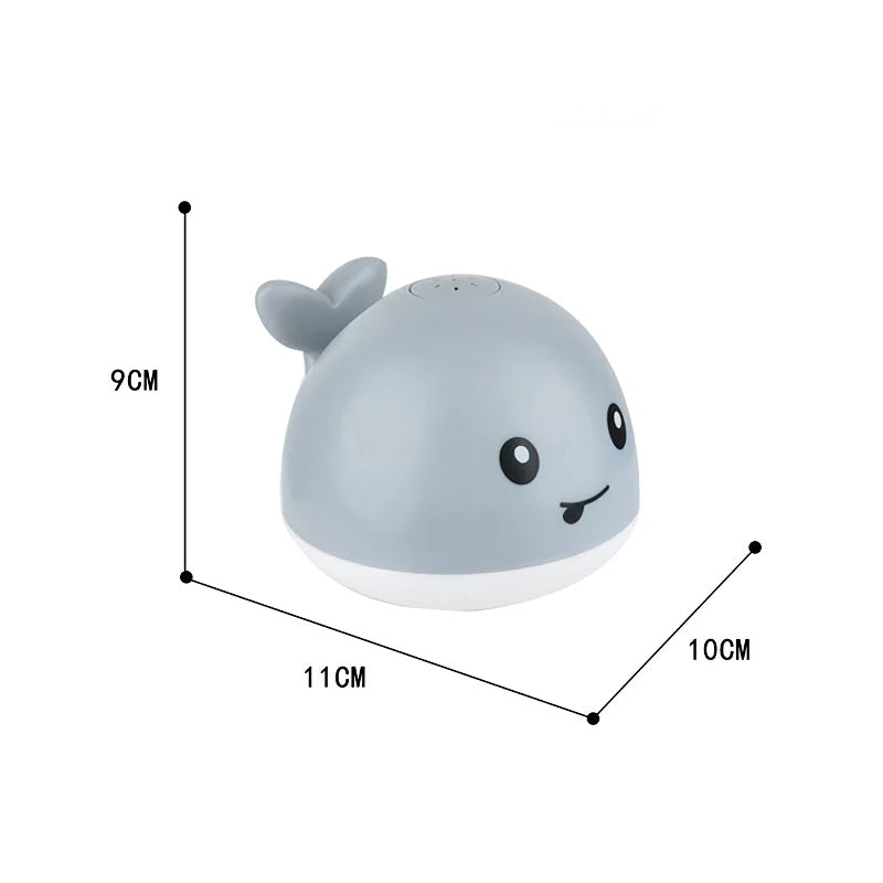 baby light up whale bath toy, view 2 - MRSLM
