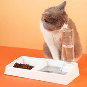 pet double bowl with water dispenser, view 5 - MRSLM