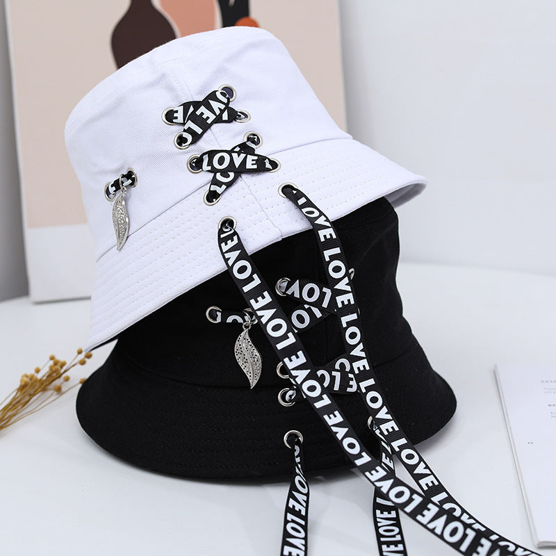reversible cotton bucket hat, view 4 - MRSLM