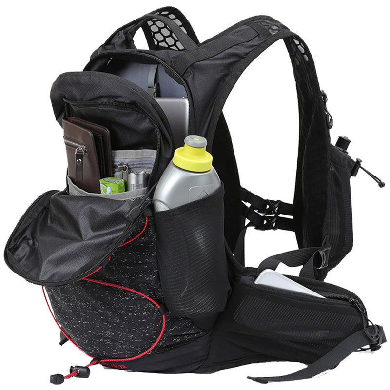cycling backpack with water bag, view 4 - MRSLM