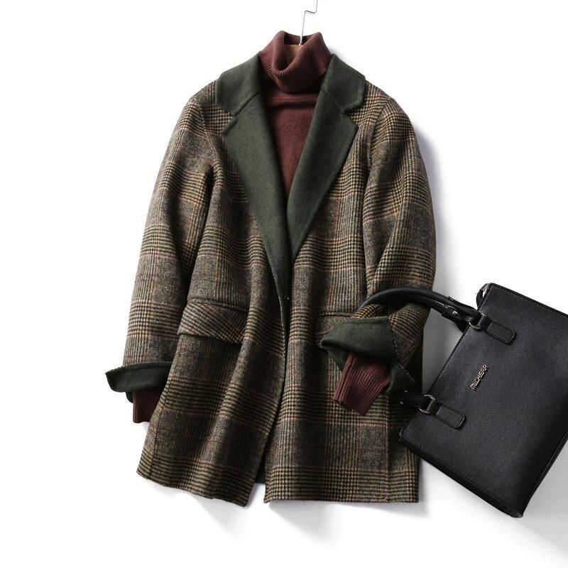 Wool blend winter coat, view 11 - MRSLM