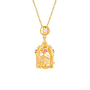 pumpkin carriage birdcage pendant, view 2 - MRSLM