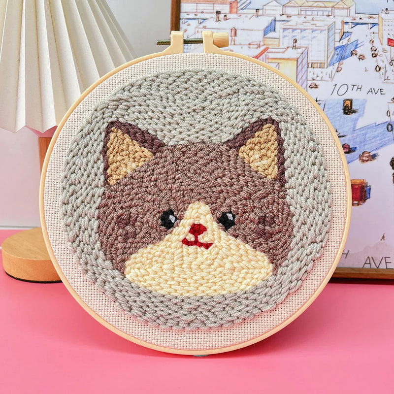 Punch needle embroidery starter kit, view 9 - MRSLM