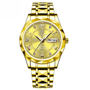 men's slim double calendar quartz watch, view 11 - MRSLM