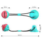 interactive chew ball dog toy, view 9 - MRSLM