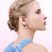 heart rabbit earrings, view 4 - MRSLM