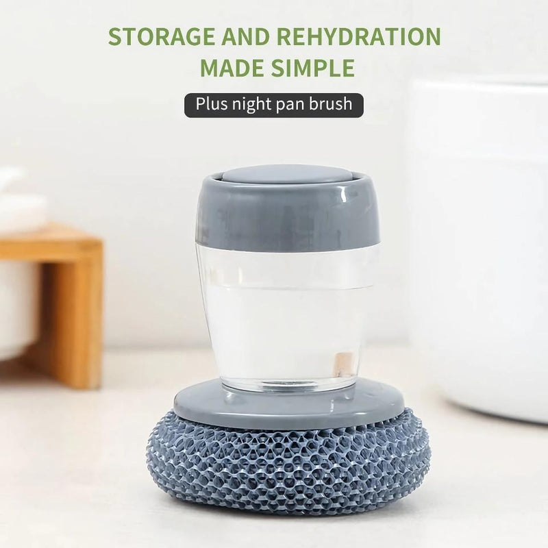 automatic soap dispensing kitchen brush, view 5 - MRSLM