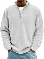 men's corduroy zipper sweatshirt, view 10 - MRSLM