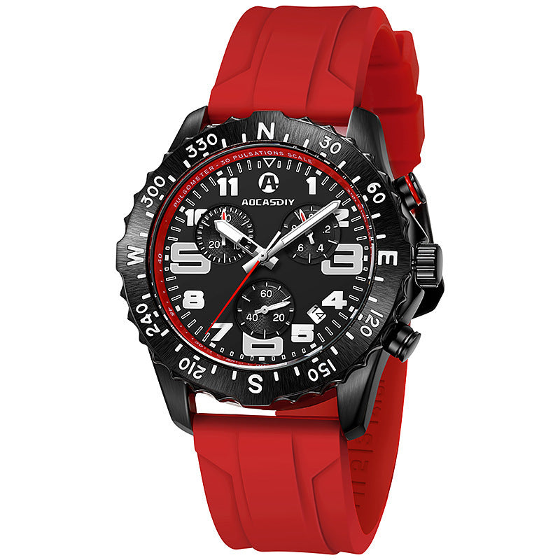 men's sports quartz watch, view 6 - MRSLM