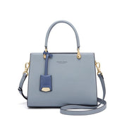 leather shoulder tote bag, view 2 - MRSLM
