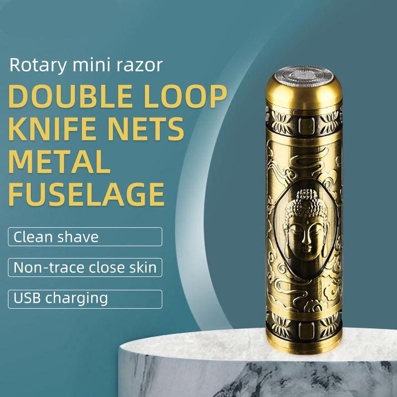rechargeable waterproof electric shaver, view 3 - MRSLM