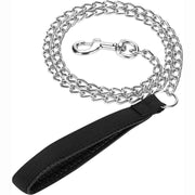 Chrome plated heavy duty dog leash, view 2 - MRSLM