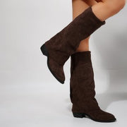 Chunky heel cowboy boots, view 6 - MRSLM