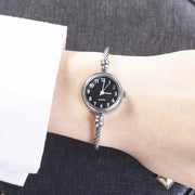 retro small gold bangle bracelet watch, view 9 - MRSLM