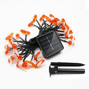 solar-powered honey bee string lights, view 2 - MRSLM